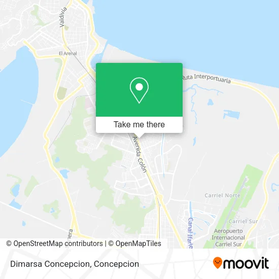 Mapa de Dimarsa Concepcion