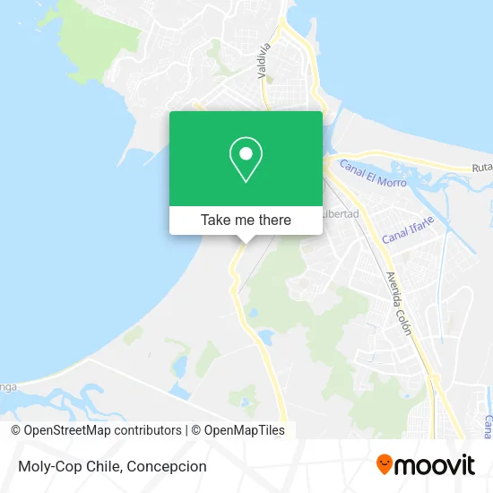 Mapa de Moly-Cop Chile