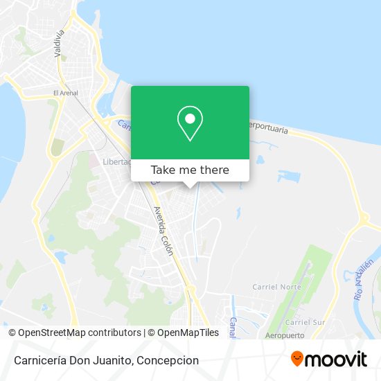Carnicería Don Juanito map