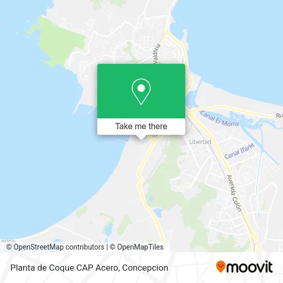 Planta de Coque CAP Acero map
