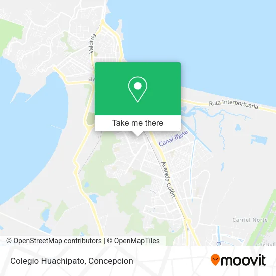 Mapa de Colegio Huachipato