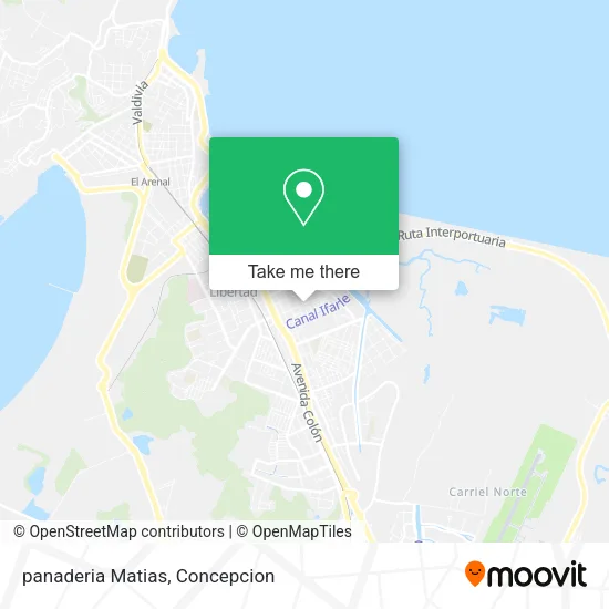 Mapa de panaderia Matias