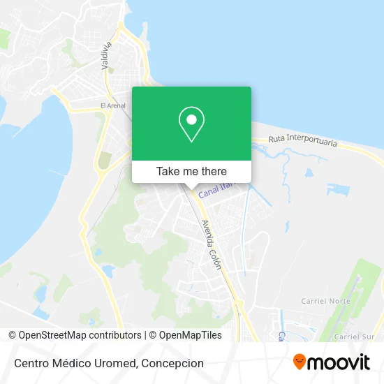 Mapa de Centro Médico Uromed