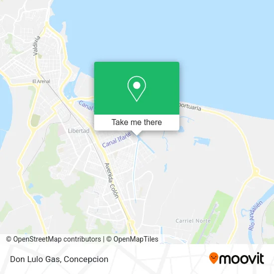 Mapa de Don Lulo Gas