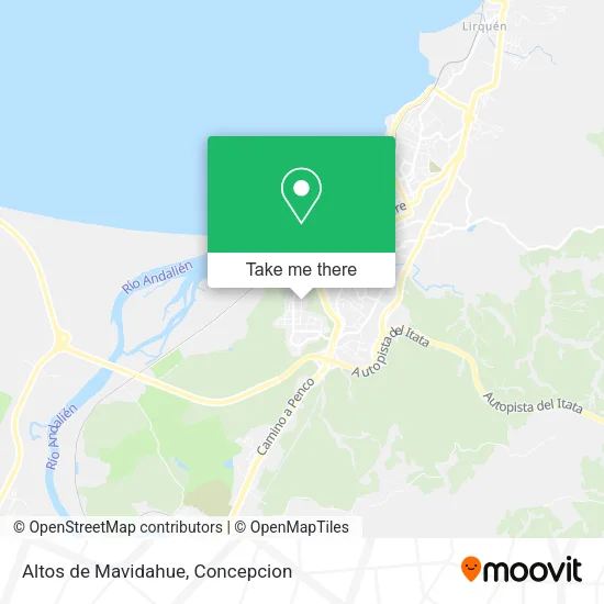 Mapa de Altos de Mavidahue