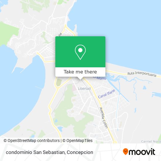 condominio San Sebastian map
