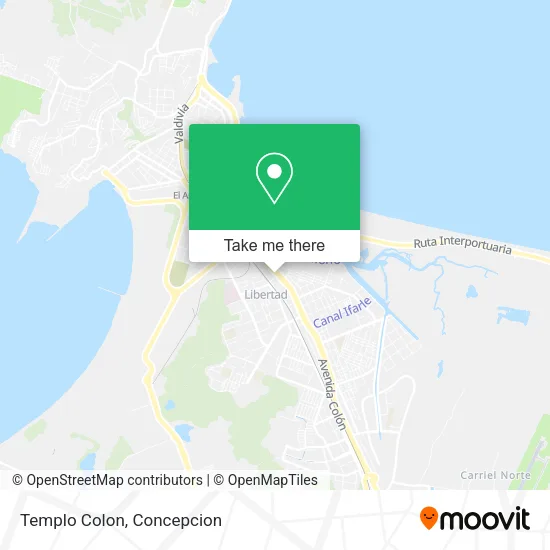 Mapa de Templo Colon