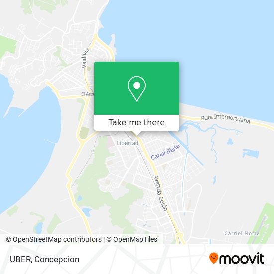 UBER map