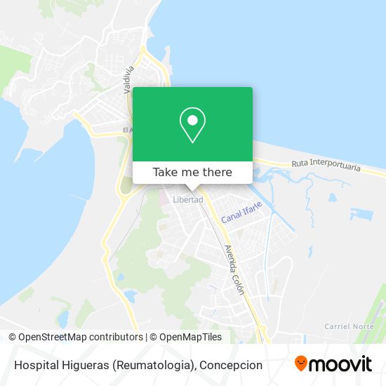 Hospital Higueras (Reumatologia) map