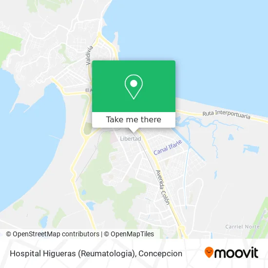 Hospital Higueras (Reumatologia) map