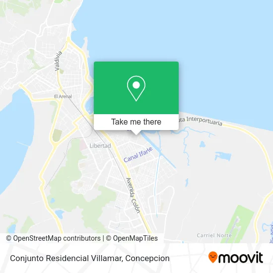 Mapa de Conjunto Residencial Villamar