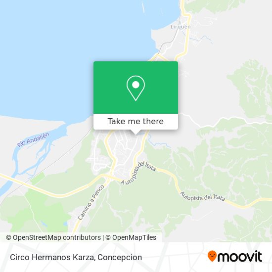 Circo Hermanos Karza map