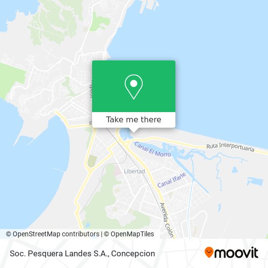 Soc. Pesquera Landes S.A. map