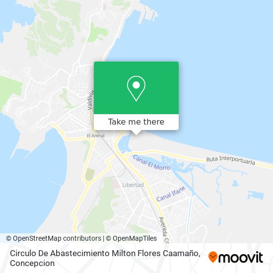 Mapa de Circulo De Abastecimiento Milton Flores Caamaño