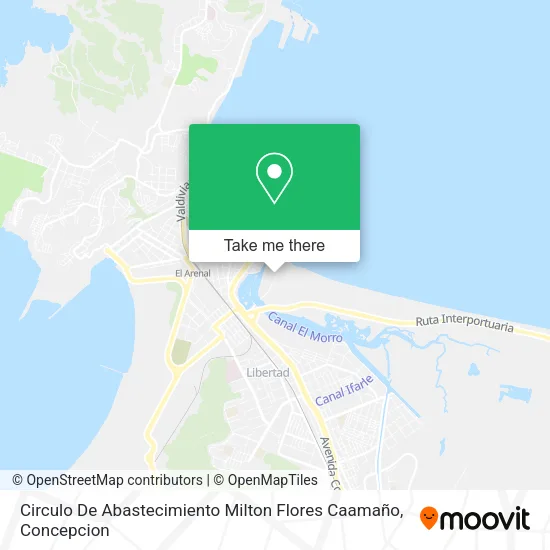 Mapa de Circulo De Abastecimiento Milton Flores Caamaño
