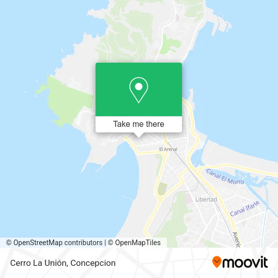 Cerro La Unión map