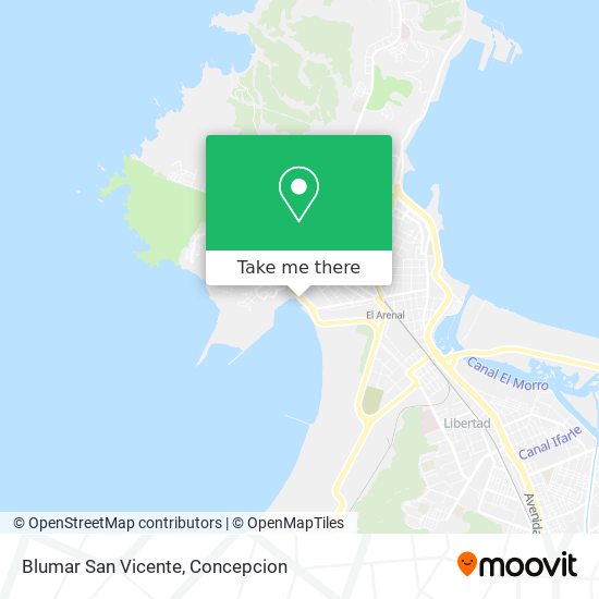 Blumar San Vicente map