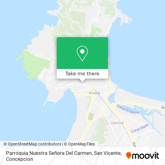 Parroquia Nuestra Señora Del Carmen, San Vicente map