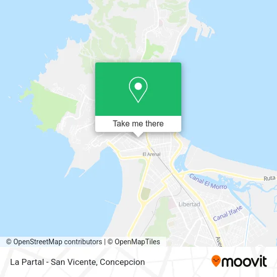 Mapa de La Partal - San Vicente