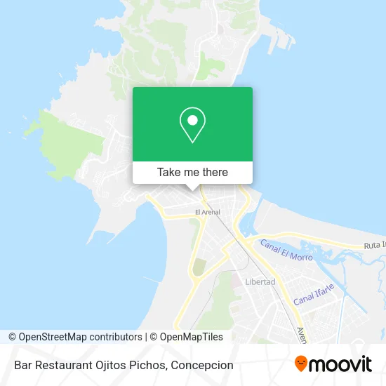 Mapa de Bar Restaurant Ojitos Pichos