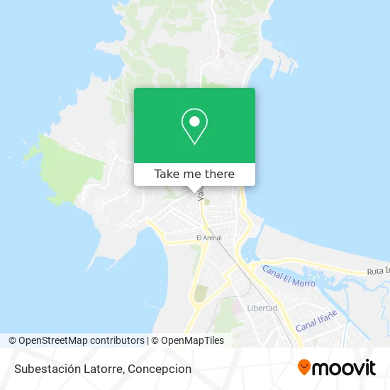 Subestación Latorre map