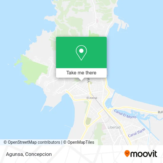 Mapa de Agunsa