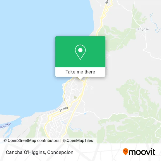 Cancha O'Higgins map