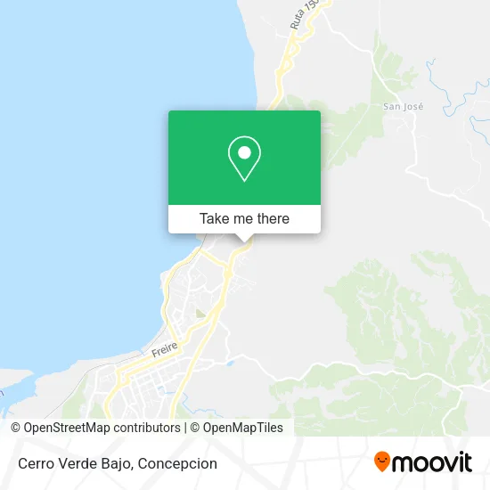 Mapa de Cerro Verde Bajo