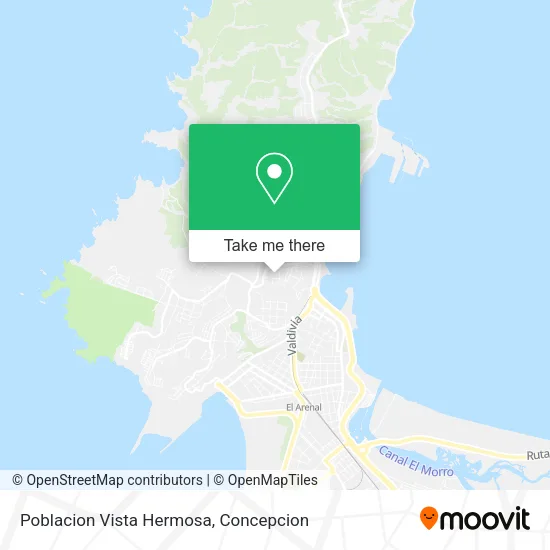 Mapa de Poblacion Vista Hermosa