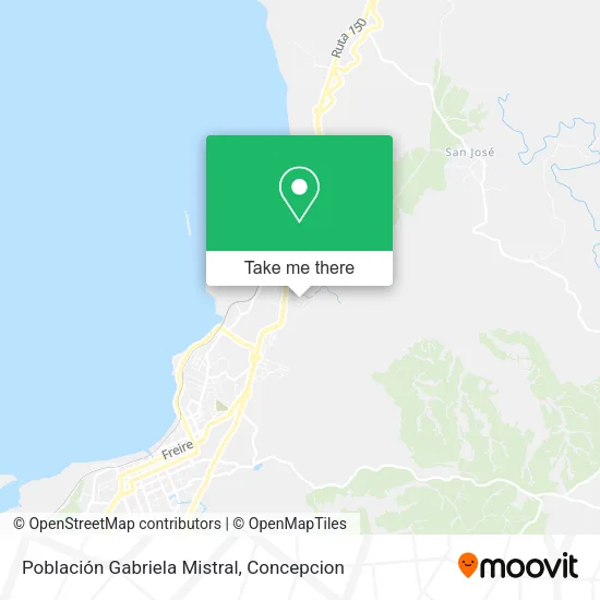 Mapa de Población Gabriela Mistral