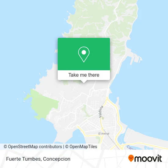 Fuerte Tumbes map