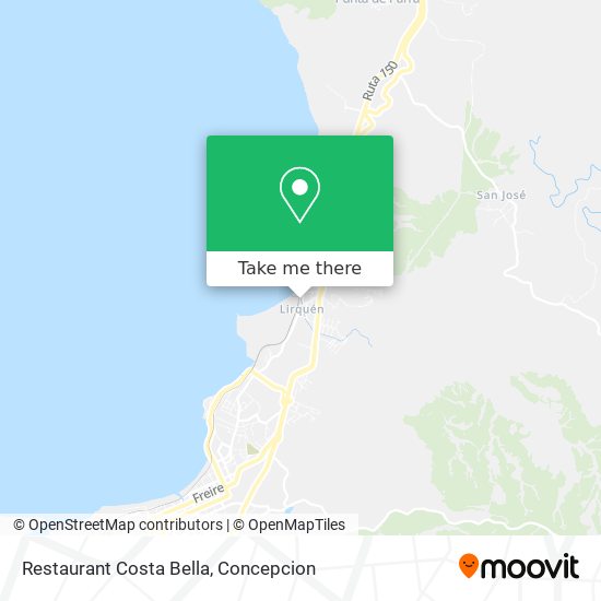 Mapa de Restaurant Costa Bella