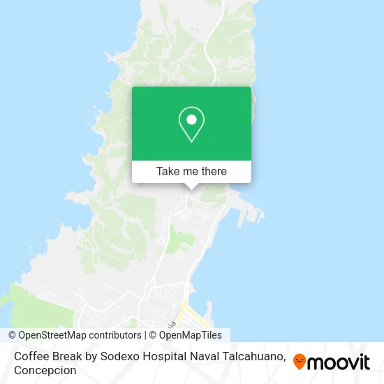 Mapa de Coffee Break by Sodexo Hospital Naval Talcahuano