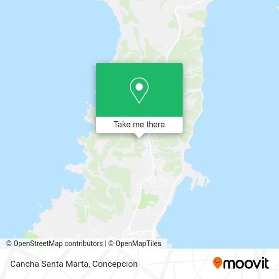 Cancha Santa Marta map