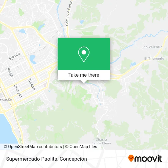 Mapa de Supermercado Paolita