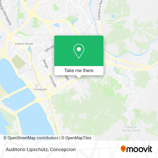 Auditorio Lipschütz map