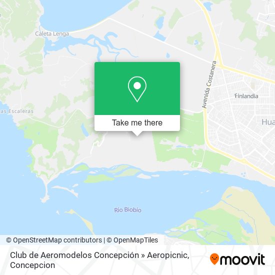 Club de Aeromodelos Concepción » Aeropicnic map