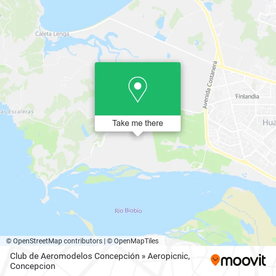 Mapa de Club de Aeromodelos Concepción » Aeropicnic