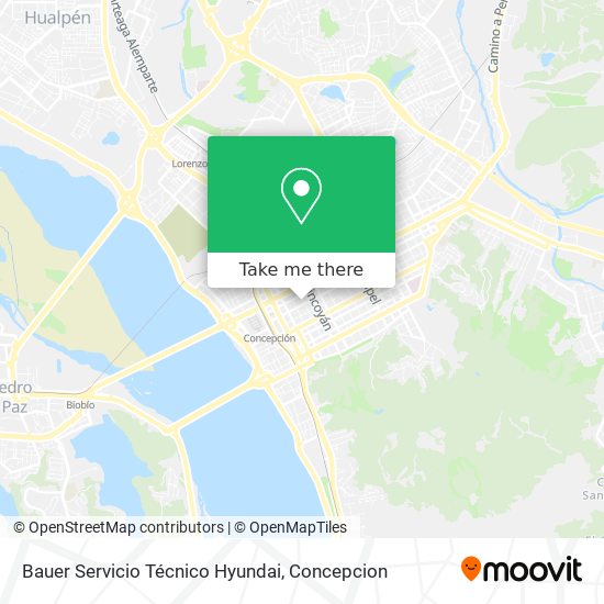 Bauer Servicio Técnico Hyundai map