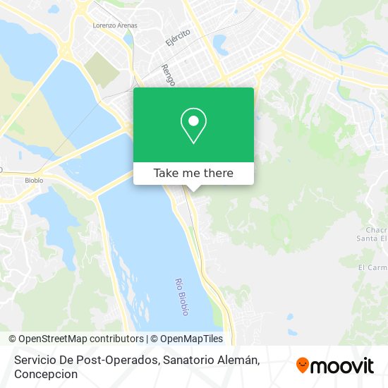 Servicio De Post-Operados, Sanatorio Alemán map