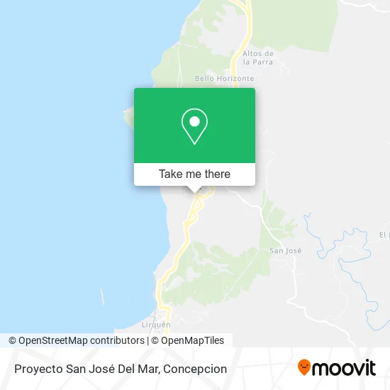 Proyecto San José Del Mar map