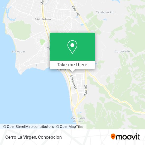 Mapa de Cerro La Virgen