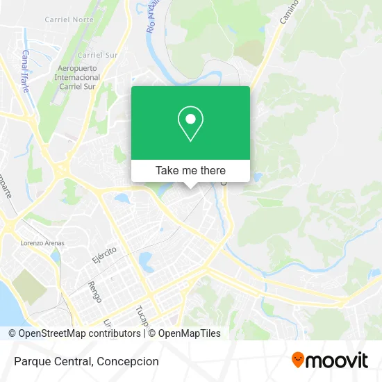 Mapa de Parque Central