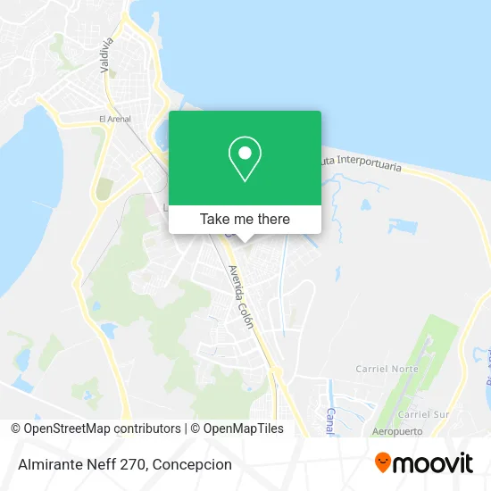 Mapa de Almirante Neff 270