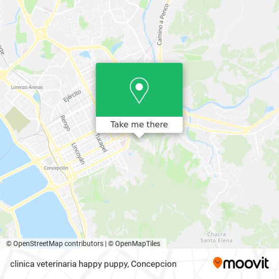 clinica veterinaria happy puppy map