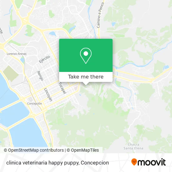 clinica veterinaria happy puppy map