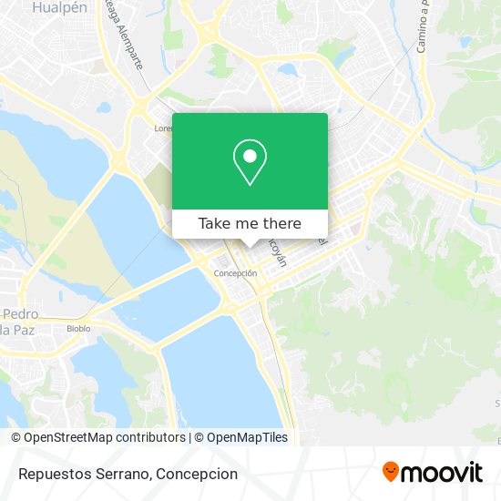 Mapa de Repuestos Serrano