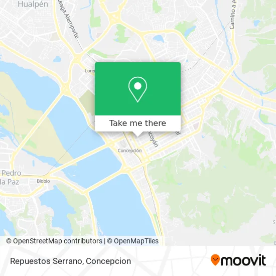 Repuestos Serrano map