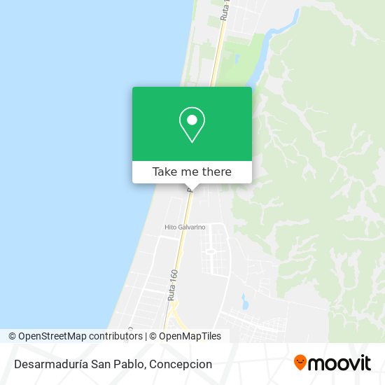 Mapa de Desarmaduría San Pablo