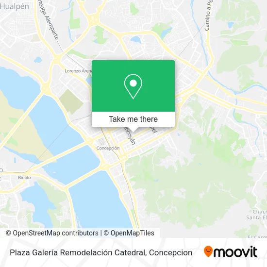 Mapa de Plaza Galería Remodelación Catedral